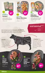 Gazetka promocyjna Denns Biomarkt - Gazetka - ważna od 27.08 do 27.08.2024 - strona 6 - produkty: beef, bio, blume, blumen, braten, buch, burger, eis, elle, entrecôte, filet, fleisch, gulasch, hähnchenbrust, Heu, Holz, hüftsteak, joghur, joghurt, knoblauch, mac, marinade, paprika, pute, reis, rind, roastbeef, rosmarin, saft, Schal, Schale, schinken, schnitzel, schwein, steak, Ti, Tiere, tisch, wein, wiener, wiener würstchen, würstchen