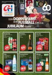 Gazetka promocyjna Getraenke Hoffmann - Prospekte - Gazetka - ważna od 13.06 do 13.06.2026 - strona 1 - produkty: Alwa, ball, bier, bitburger, burger, coca-cola, cola, ecco, eier, eimer, eis, flasche, getränk, Havana Club, mineralwasser, Mixgetränk, monte, natürliches mineralwasser, prosecco, puma, reis, spumante, Ti, vilsa, wasser