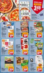 Gazetka promocyjna Rewe - Diese Woche im Angebot! - Gazetka - ważna od 09.04 do 09.04.2022 - strona 10 - produkty: aktionspreis, backofen, backofen fisch, cookie, coppenrath, dell, Donauwellen, eier, eierspätzle, eis, elle, elsässer art, filet, fisch, flammkuchen, frosta, hühner, iglo, joghur, joghurt, kuchen, lamm, margherita, nuggets, Ofen, pizza, pizza salame, Rana, reifen, reis, Ria, schlemmerfilet, steinofen, steinofen pizza, The Vegetarian Butcher, Ti, torte, tortelloni, Vegeta, wagner