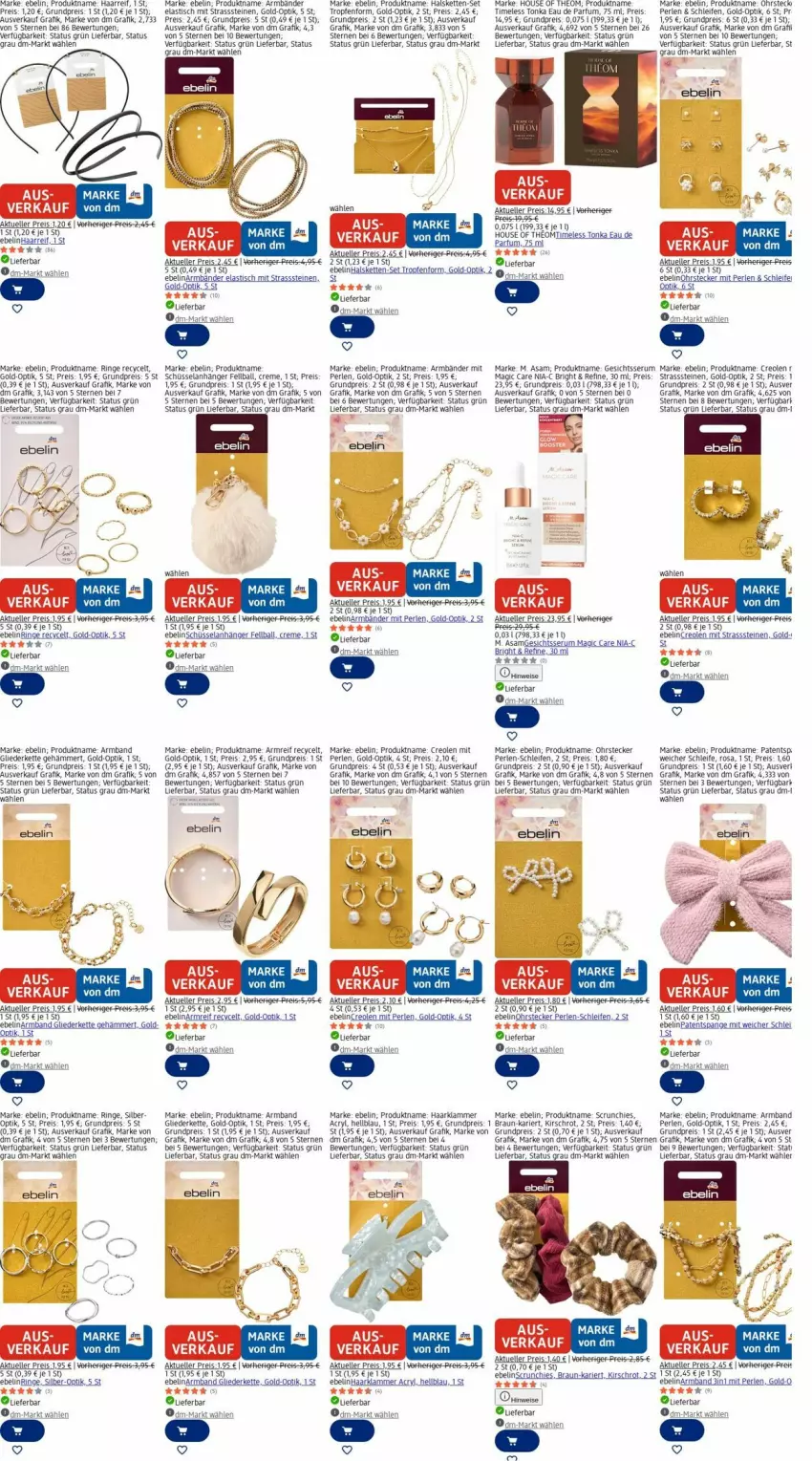 Aktueller Prospekt Dm Drogerie - Prospekte - von 30.03 bis 08.04.2026 - strona 16 - produkty: Anhänger, Armband, asti, ball, bett, braun, creme, Eau de parfum, eis, Elan, elle, Halskette, Kette, kirsch, lamm, ohrstecker, parfum, perlen, puma, reis, ring, rum, schüssel, Serum, Ti, tisch
