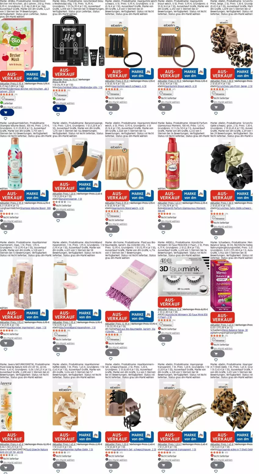 Aktueller Prospekt Dm Drogerie - Prospekte - von 30.03 bis 08.04.2026 - strona 24 - produkty: banane, bananen, Bau, baumwolle, bio, braun, buch, dell, eis, elle, geschenkset, Heu, kaffee, Kinder, kirsch, kirsche, kirschen, Klammern, kosmetik, lamm, lavera, LG, müsli, natur, naturkosmetik, Omep, parfum, Plaid, reis, reiss, Schaebens, shampoo, Ti, uhr, wolle