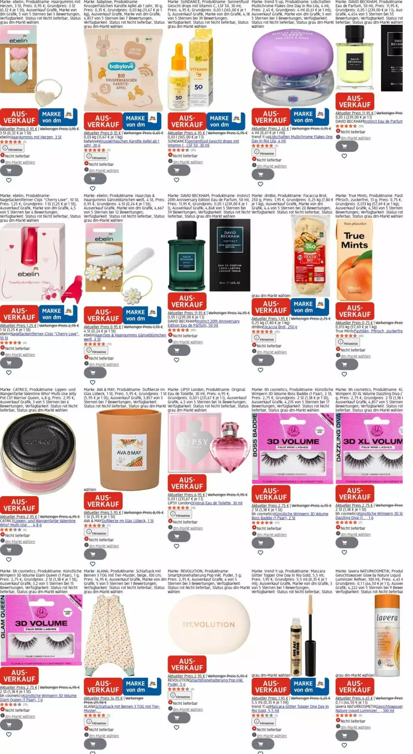 Aktueller Prospekt Dm Drogerie - Prospekte - von 30.03 bis 08.04.2026 - strona 28 - produkty: ACC, apfel, asti, Babylove, Bad, bio, boss, brot, David Beckham, Duftkerze, Eau de parfum, eau de toilette, eis, elle, flakes, Focaccia, Gesichtswasser, gin, kerze, kosmetik, lack, Lacke, lavera, Mascara, mint, Nagellack, Nagellackentferner, natur, naturkosmetik, parfum, pfirsich, reis, sac, schlafsack, smartphone, tee, Ti, topper, uhu, vita, Vitamin C, wasser, zucker