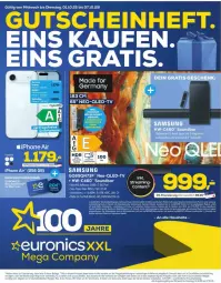 Gazetka promocyjna Euronics - Prospekte - Gazetka - ważna od 07.10 do 07.10.2025 - strona 1 - produkty: bett, dvb, eis, gutschein, iphone, lautsprecher, qled, qled-tv, soundbar, Subwoofer, Ti, tuner, usb