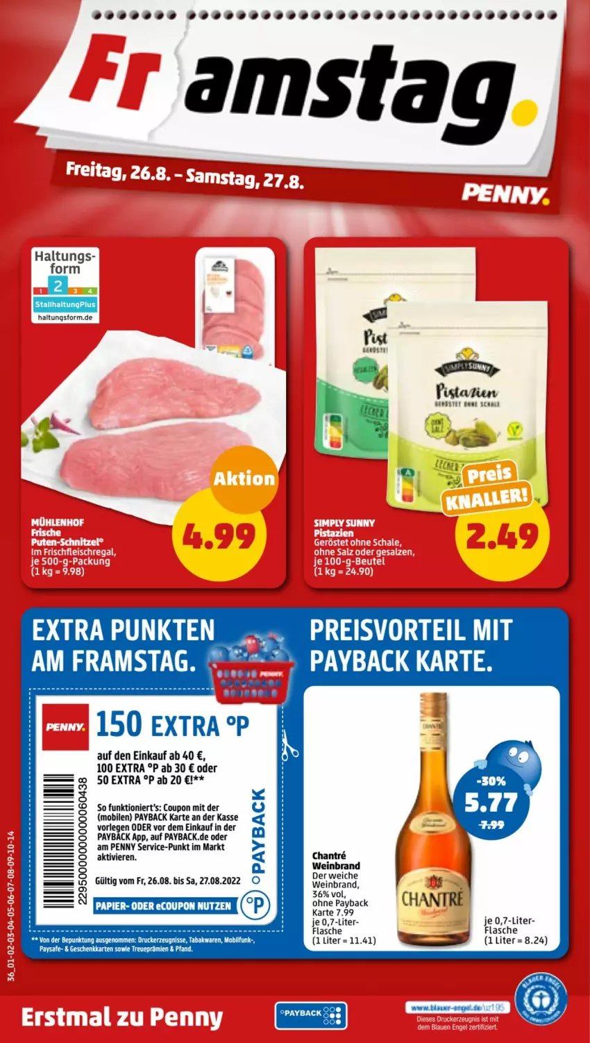 Aktueller Prospekt Penny - Prospekte - von 22.08 bis 27.08.2022 - strona 36 - produkty: coupon, drucker, eis, flasche, kerze, payback, preisvorteil, reis, Ti, wein, weinbrand