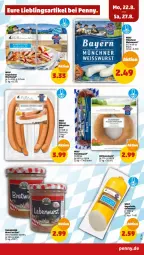 Gazetka promocyjna Penny - Prospekte - Gazetka - ważna od 27.08 do 27.08.2022 - strona 13 - produkty: eimer, eis, fleisch, fleischwurst, ring, salami, salat, Schal, Schale, wiener, wiener würstchen, wurst, würstchen