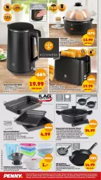 Gazetka promocyjna Penny - Prospekte - Gazetka - ważna od 27.08 do 27.08.2022 - strona 22 - produkty: aust, backofen, braten, bratpfanne, brötchen, brötchenaufsatz, decke, Deckel, eier, Eierkocher, eis, Glasdeckel, ilag, Kocher, Ofen, pfanne, pfannen, Pfau, Ti, tisch, toast, toaster, tuc, wasser, wasserkocher