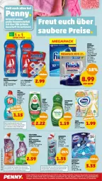 Gazetka promocyjna Penny - Prospekte - Gazetka - ważna od 27.08 do 27.08.2022 - strona 32 - produkty: Cillit, cillit bang, domestos, fairy, Fettlöser, flasche, geschirr, geschirrspülmittel, gin, klarspüler, kraft, maschinenreiniger, olive, palmolive, pril, Rauch, reiniger, rwe, somat, spülmittel, Ti, WC-Steine, zewa