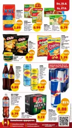 Gazetka promocyjna Penny - Prospekte - Gazetka - ważna od 27.08 do 27.08.2022 - strona 35 - produkty: 7UP, angebot, angebote, bernbacher, beutel, braten, Bravo, chips, crunchips, dip, drink, ente, erfrischungsgetränk, erfrischungsgetränke, flasche, getränk, getränke, gin, hartweizen, ice tea, knorr, lipton, lorenz, lorenz crunchips, malz, Mirinda, mozzarella, paprika, pepsi, red bull, rel, Ria, rind, salz, Soße, Sport, tee, Ti, vita, vitamalz, zucker