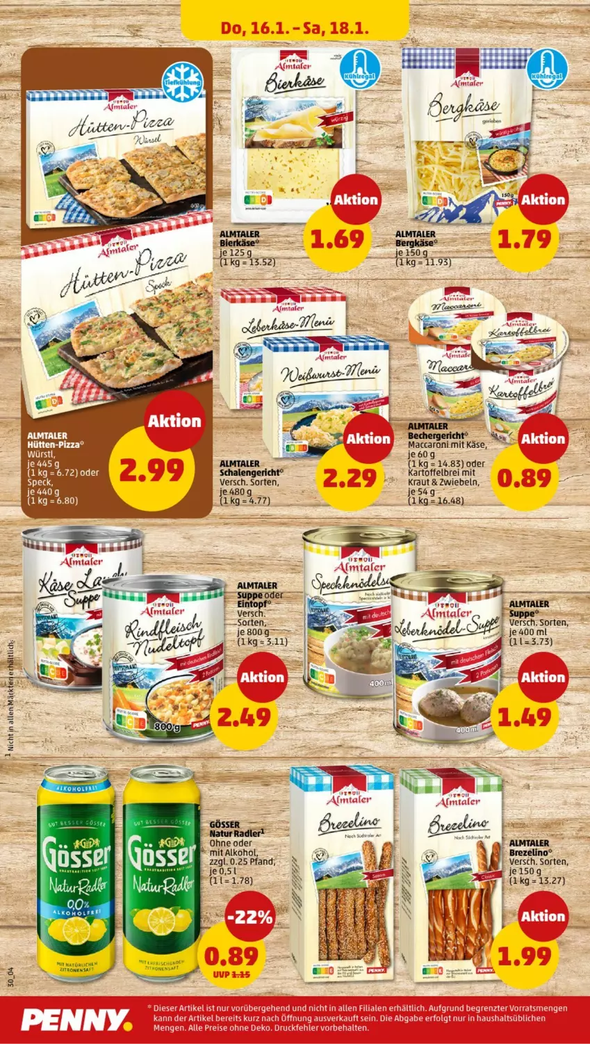 Aktueller Prospekt Penny - Prospekte - von 13.01 bis 18.01.2025 - strona 30 - produkty: ACC, Brei, brezel, eis, kartoffel, kartoffelbrei, Käse, Kraut, LG, mac, pizza, reis, saft, Ti, zitrone, zitronen, zitronensaft, ZTE, zwiebel, zwiebeln