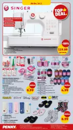 Gazetka promocyjna Penny - Prospekte - Gazetka - ważna od 18.01 do 18.01.2025 - strona 24 - produkty: Booties, Comics, disney, eis, ente, Lampe, Nähmaschine, rel, slip, Slipper, socken, Ti, tisch, wolle