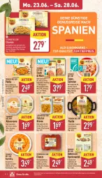 Gazetka promocyjna Aldi Nord - Von Montag - Gazetka - ważna od 28.06 do 28.06.2025 - strona 12 - produkty: aldi, aus der tiefkühlung, braten, chorizo, creme, Datteln, dip, eis, elle, frutti di mare, garnelen, gin, grill, kartoffel, Käse, Mantel, Muscheln, nuss, paella, reis, Speck, Spezi, Spritzgebäck, Tapas, Ti, tiefpreis, tortilla, wurst, ZTE