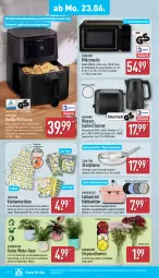 Gazetka promocyjna Aldi Nord - Von Montag - Gazetka - ważna od 28.06 do 28.06.2025 - strona 18 - produkty: ambia, bratpfanne, bügel, chrysanthemen, Crofton, dell, edelstahl, eis, elle, ente, Faltkorb, fritteuse, garraum, geschirr, gin, handschuhe, Heißluftfritteuse, herdarten, K2, Kocher, korb, küche, Küchen, Küchenschürze, kulturtopf, mikrowelle, Mode, Ofen, pfanne, pflanze, Ria, schuhe, Schürze, spülmaschinen, Ti, timer, toast, toaster, topf, tücher, übertopf, Vase, wasser, wasserkocher, ZTE