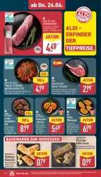 Gazetka promocyjna Aldi Nord - Von Montag - Gazetka - ważna od 28.06 do 28.06.2025 - strona 28 - produkty: aldi, backwaren, blätterteig, braten, brustfilet, eis, Elan, filet, geback, geschnetzeltes, gewürz, gin, grill, joghur, joghurt, Käse, kräuter, lamm, marinade, medaillons, Ofen, paprika, pflaume, pflaumen, pute, reis, Salsa, sauce, schinken, schwein, schweine, schweinefilet, snack, steak, steaks, steinofen, Ti, tiefpreis, wein, weine, Zelt