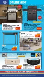 Gazetka promocyjna Aldi Nord - Von Montag - Gazetka - ważna od 28.06 do 28.06.2025 - strona 34 - produkty: aldi, edelstahl, eis, ente, gasgrill, gefu, grill, kissen, Kocher, Liege, lounge-set, ndk, pool, reis, Rückenkissen, rum, Schal, Schale, schutzhülle, Sport, Sprudel, Ti, Whirlpool