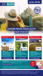 Gazetka promocyjna Aldi Nord - Von Montag - Gazetka - ważna od 28.06 do 28.06.2025 - strona 43 - produkty: aldi, Bad, buch, decke, eis, gutschein, gutscheine, kappa, kreuzfahrten, LG, reis, reise-highlights, Schal, Ti, wasser, ZTE