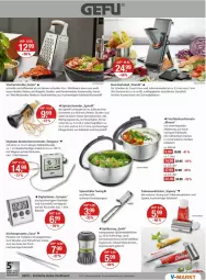 Gazetka promocyjna Vmarkt - Prospekte - Gazetka - ważna od 03.04 do 03.04.2024 - strona 17 - produkty: batterie, Behälter, braten, Bratenthermometer, Brei, bürste, decke, Deckel, edelstahl, elle, ente, gefu, Gemüsehobel, gurke, gurken, hartkäse, karotten, Käse, krone, küche, Küchen, Liege, möhren, Pinzette, reifen, Reinigung, reinigungsbürste, rel, Rettich, schüssel, Spiralschneider, spülmaschinen, spülmittel, thermometer, Ti, timer, tisch, weichkäse