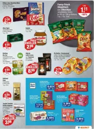 Gazetka promocyjna Vmarkt - Prospekte - Gazetka - ważna od 03.04 do 03.04.2024 - strona 9 - produkty: after eight, beutel, bio, bohne, butter, chips, chipsfrisch, dallmayr, dallmayr gold, espresso, Hefe, honig, instantkaffee, jacobs, jacobs tassimo, kaffee, kaffee-kapseln, kitkat, lion, nutella, oder espresso, saft, sim, smarties, tasse, tassimo, tee, Ti