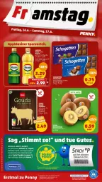 Gazetka promocyjna Penny - Prospekte - Gazetka - ważna od 17.06 do 17.06.2023 - strona 32 - produkty: coupon, eis, Elan, Engel, flasche, gouda, kiwi, mazola, payback, rapsöl, reis, saft, schogetten, Ti, zespri, ZTE