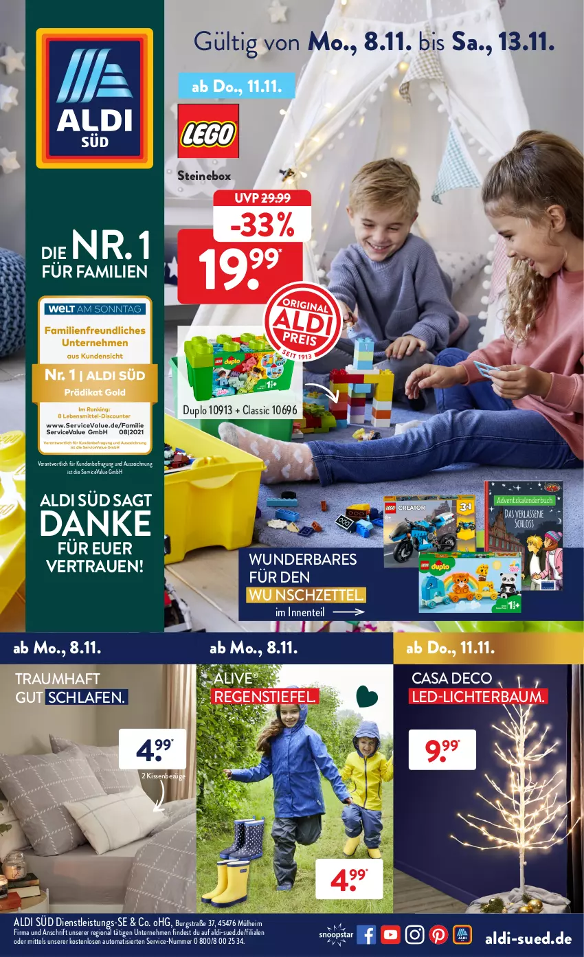 Aktueller Prospekt AldiSud - ALDI Aktuell - von 08.10 bis 13.11.2021 - strona 1