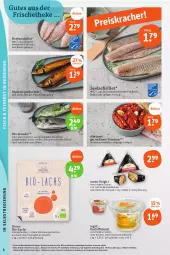 Gazetka promocyjna Tegut - Angebote der Woche - Gazetka - ważna od 19.08 do 19.08.2023 - strona 8 - produkty: angebot, angebote, antipasti, aqua, asti, Becher, bio, bohne, bohnen, braten, dekoration, Dorade, eis, feinkost, filet, fisch, Fisch und Meeresfrüchte, fische, Fischer, fleisch, früchte, Getrocknete Tomaten, grill, ideal zum grillen, kartoffel, kartoffelsalat, kräuter, krone, lachs, lachsfilet, mac, Makrele, mam, marinade, meeresfrüchte, natur, rapsöl, rel, Rotbarsch, rotbarschfilet, saft, salat, Schere, schnitten, seelachsfilet, tender, Ti, tomate, tomaten, trolli