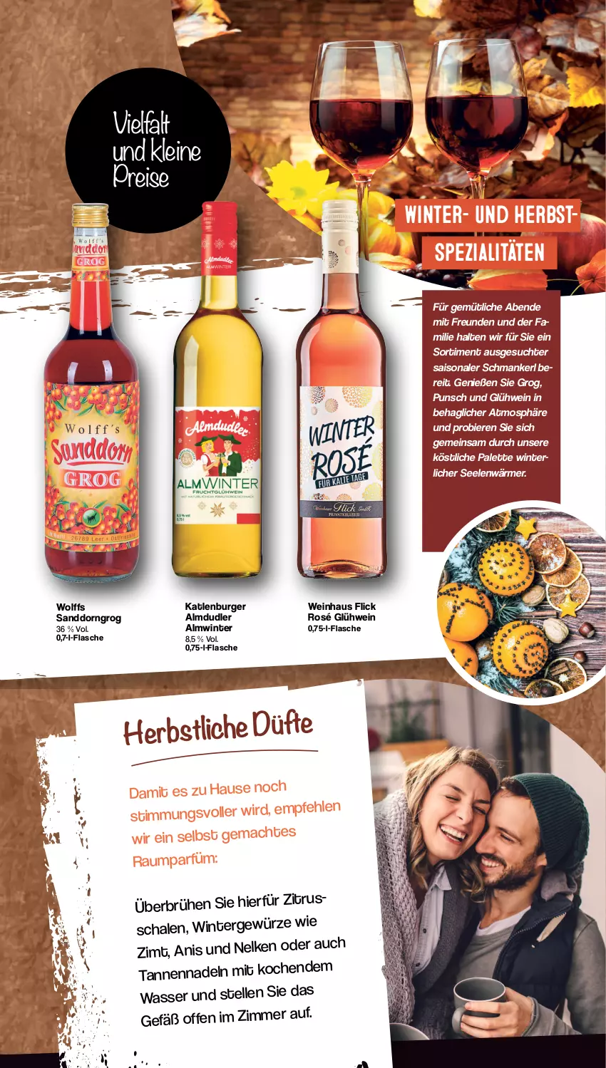 Aktueller Prospekt Famila - Prospekte - von 23.10 bis 28.10.2023 - strona 3 - produkty: almdudler, bier, Biere, Brühe, burger, eis, elle, flasche, gewürz, Glühwein, katlenburger, leine, mac, Palette, reis, sanddorn, Schal, Schale, Spezi, Ti, wasser, wein