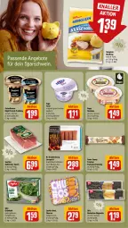 Gazetka promocyjna Rewe - Prospekte - Gazetka - ważna od 27.01 do 27.01.2024 - strona 15 - produkty: angebot, angebote, baguette, Becher, cevapcici, cookie, eis, ente, flammkuchen, Flammkuchenteig, fleisch, gin, Griechischer Joghurt, hackfleisch, henglein, hummus, iglo, joghur, joghurt, kuchen, lamm, Ofen, Popp, pudding, schwein, senf, Speck, steinofen, Steinofen-Baguette, südtiroler, tante fanny, Ti, wein