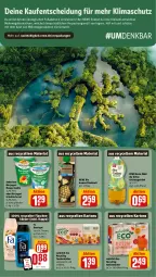 Gazetka promocyjna Rewe - Prospekte - Gazetka - ważna od 27.01 do 27.01.2024 - strona 16 - produkty: ananas, Becher, bio, Clin, coupon, direktsaft, duschgel, eis, fa duschgel, flasche, getränk, jogurt, küche, Küchen, küchentücher, leine, mango, reis, rewe beste wahl, rewe bio, Ria, ring, rwe, saft, Schütze, Tasche, taschen, taschentücher, tee, Ti, tücher, vanille