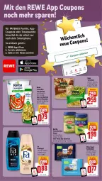 Gazetka promocyjna Rewe - Prospekte - Gazetka - ważna od 27.01 do 27.01.2024 - strona 3 - produkty: barilla, basilico, Becher, coupon, coupons, creme, duschgel, eis, fa duschgel, genovese, payback, pesto, rama, rama cremefine, Rana, Rauch, reis, ritter, ritter sport, schoko, schokolade, smartphone, Sport, Ti, torte, tortelloni