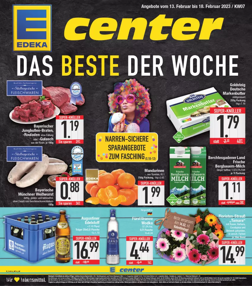 Aktueller Prospekt E Center - Angebote der Woche - von 13.02 bis 18.02.2023 - strona 1 - produkty: Ti, wodka