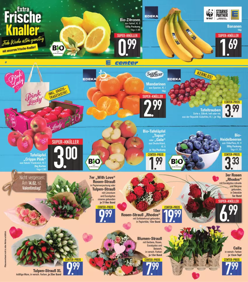 Aktueller Prospekt E Center - Angebote der Woche - von 13.02 bis 18.02.2023 - strona 2 - produkty: banane, bananen, LG, Ti