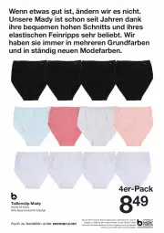 Gazetka promocyjna Zeeman - Prospekte - Gazetka - ważna od 05.07 do 05.07.2024 - strona 20 - produkty: asti, Bau, baumwolle, bett, elle, LG, Mode, slip, Taillenslip, Ti, tisch, wolle