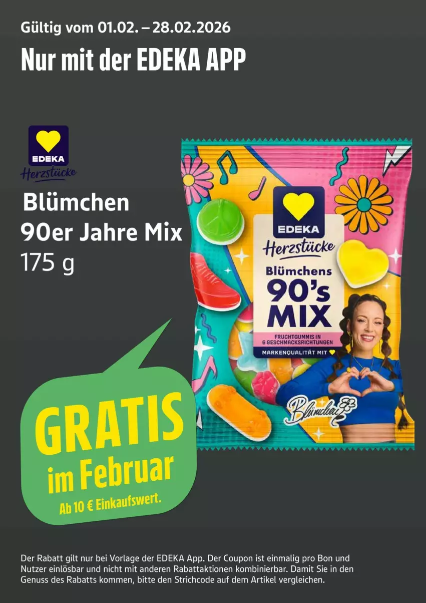 Aktueller Prospekt Edeka - Prospekte - von 09.02 bis 14.02.2026 - strona 25 - produkty: coupon, deka, frucht, fruchtgummi, fruchtgummis, hero, mac, nuss, Ti