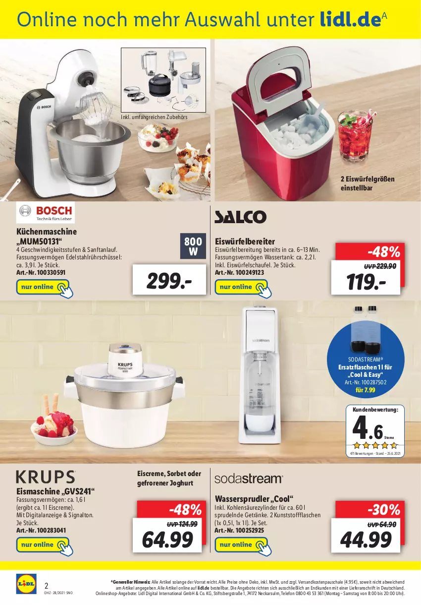 Aktueller Prospekt Lidl - Aktuelle Onlineshop-Highlights - von 12.07 bis 18.07.2021 - strona 2