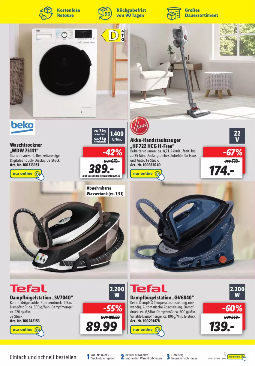 Aktueller Prospekt Lidl - Aktuelle Onlineshop-Highlights - von 12.07 bis 18.07.2021 - strona 5