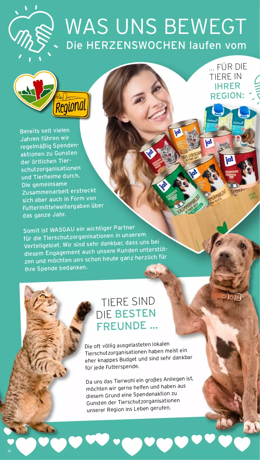 Aktueller Prospekt Wasgau - von 21.07 bis 26.07.2025 - strona 20 - produkty: eis, Heu, Laufen, LG, Ti, Tiere