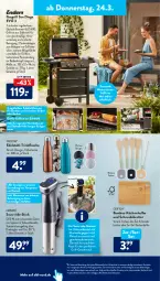 Gazetka promocyjna AldiSud - ALDI Aktuell - Gazetka - ważna od 26.03 do 26.03.2022 - strona 18 - produkty: aldi, alle artikel ohne dekoration, ambia, bambus, batterie, beutel, Crofton, crofton®, dekoration, edelstahl, eis, elle, flasche, fleisch, gasgrill, gin, grill, Grillbox, grillrost, Klammern, küche, Küchen, Küchenhelfer, lamm, LG, mac, marinade, nuss, Reinigung, schneidebrett, schutzhülle, Sous-Vide-Stick, Ti, tisch, trinkflasche, Vakuumbeutel, ZTE