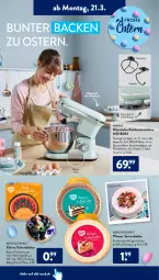 Gazetka promocyjna AldiSud - ALDI Aktuell - Gazetka - ważna od 26.03 do 26.03.2022 - strona 2 - produkty: aldi, ambia, deka, eis, küche, kuchen, Küchen, leine, reis, schnitten, Spritzschutz, Ti, torte, wiener