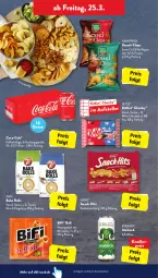 Gazetka promocyjna AldiSud - ALDI Aktuell - Gazetka - ważna od 26.03 do 26.03.2022 - strona 28 - produkty: aldi, bifi, bitburger, burger, chili, chips, coca-cola, cola, eis, elle, erfrischungsgetränk, funny-frisch, getränk, je 250-g-packung, kitkat, knallerpreis, LG, lorenz, nestlé, olive, reis, salami, snack, teller, Ti, tomate, white chocolate