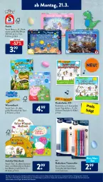 Gazetka promocyjna AldiSud - ALDI Aktuell - Gazetka - ważna od 26.03 do 26.03.2022 - strona 9 - produkty: alle artikel ohne dekoration, buch, dekoration, eis, elle, erde, gin, Kinder, LG, merl, Puzzle, reis, Roller, Ti, Tiere, ZTE