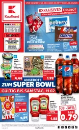 Gazetka promocyjna Kaufland - Gazetka - ważna od 08.02 do 08.02.2023 - strona 1 - produkty: angebot, angebote, chips, coupon, coupons, eis, ente, erfrischungsgetränk, getränk, gin, heinz, kartoffel, kartoffelchips, ketchup, lay's, leine, mars, milky way, oder twix, original wagner, pepsi, pizza, rabatt-coupon, Rauch, reis, riegel, schoko, schokoriegel, Schwip Schwap, snickers, Ti, tomate, tomaten, tomatenketchup, twix, wagner