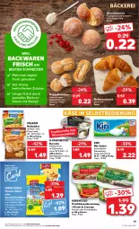 Gazetka promocyjna Kaufland - Gazetka - ważna od 08.02 do 08.02.2023 - strona 19 - produkty: angebot, angebote, backwaren, Becher, brötchen, Burrata, butter, Croissant, doppelrahmstufe, elle, ferdi fuchs, frischkäse, frischkäsezubereitung, geback, gouda, HP, Käse, kerrygold, kiri, kirsch, kräuter, mac, milch, milram, mozzarella, Ofen, paprika, pizza, quark, Reibekäse, rel, sahne, Schmelzkäse, schmelzkäsezubereitung, schnittkäse, snack, Spezi, Ti, trolli, weizenbrötchen