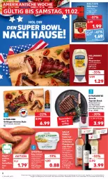 Gazetka promocyjna Kaufland - Gazetka - ważna od 08.02 do 08.02.2023 - strona 2 - produkty: angebot, apostels, bbq-sauce, Becher, cabernet, cabernet sauvignon, chardonnay, eier, eis, fleisch, gallo, gallo family, gewürz, grill, grillrippe, Hellmann's, kartoffel, kartoffeln, kräuter, kräutern, mayonnaise, olive, oliven, olivenöl, pasta, Pastagericht, pflaume, pflaumen, purland, rind, rinder, Rindersteak, roséwein, rotwein, saft, sauce, sauvignon, Schal, Schale, schwein, sour cream, steak, Süßkartoffeln, Ti, wein, Weißwein, Yo, ZTE