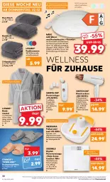 Gazetka promocyjna Kaufland - Gazetka - ważna od 08.02 do 08.02.2023 - strona 30 - produkty: angebot, angebote, Bad, Bademantel, badetuch, batterie, batterien, Bau, baumwolle, bluetooth-lautsprecher, decke, deckenleuchte, duschtuch, fernbedienung, Fußsprudelbad, haartrockner, handtücher, Hylo, isana, lautsprecher, Leuchte, Mantel, medisana, mikrofaser, Nachtlicht, pantolette, pantoletten, Personenwaag, personenwaage, reiniger, sana, soehnle, Sprudel, Sprudelbad, Ti, Trockner, tuc, tücher, Waage, wasser, wolle, ZTE