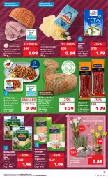 Gazetka promocyjna Kaufland - Gazetka - ważna od 08.02 do 08.02.2023 - strona 37 - produkty: ammerländer, angebot, angebote, auer, Bau, Bauer, bergader, blume, blumen, brot, buch, butter, butterkäse, dell, eis, elle, farmerschinken, feta, Geflügel, geschnetzeltes, gyros, Holz, jagdwurst, kabanos, Käse, korn, Kornbrot, küche, Meister, merl, mit paprika, mortadella, paprika, pfanne, pfannen, purland, reis, Ria, schinken, schnittkäse, schwein, snack, sonnenblume, sonnenblumen, Sonnenblumenkerne, sonnenblumenkernen, Ti, weichkäse, wein, weltmeisterbrot, wiesenhof, wurst, Zelt