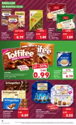 Gazetka promocyjna Kaufland - Gazetka - ważna od 08.02 do 08.02.2023 - strona 38 - produkty: alkohol, angebot, bella crema, caramel, cola, creme, eis, erdnüsse, haselnuss, intenso, kaffee, kaffeepads, Kürbis, kürbiskerne, melitta, natur, Nougatcreme, nuss, pralinen, reis, rum, salz, sauce, schogetten, schoko, schokolade, thomy, thomy les sauces, Ti, toffifee, ZTE