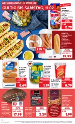 Gazetka promocyjna Kaufland - Gazetka - ważna od 08.02 do 08.02.2023 - strona 4 - produkty: angebot, ball, Becher, beef, beutel, Brei, brötchen, eier, Eierkocher, eis, fleisch, garnier, gin, gurke, gurken, hot dog, Kocher, mandel, mandeln, meica, natur, Ofen, pfanne, rind, rindfleisch, röstzwiebeln, sandwich, snack, Ti, würstchen, ZTE, zwiebel, zwiebeln