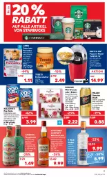 Gazetka promocyjna Kaufland - Gazetka - ważna od 08.02 do 08.02.2023 - strona 7 - produkty: angebot, angebote, asti, bier, butter, cola, creme, decke, Deckel, Donut, donuts, erdnuss, Erdnussbutter, erfrischungsgetränk, geback, getränk, kellogg's, kuchen, Lagerbier, likör, Löffel, mac, nuss, Pfannkuchen, popcorn, Popp, schoko, Southern Comfort, starbucks, Tasche, taschen, tee, Ti, vanille, vodka, whiskey