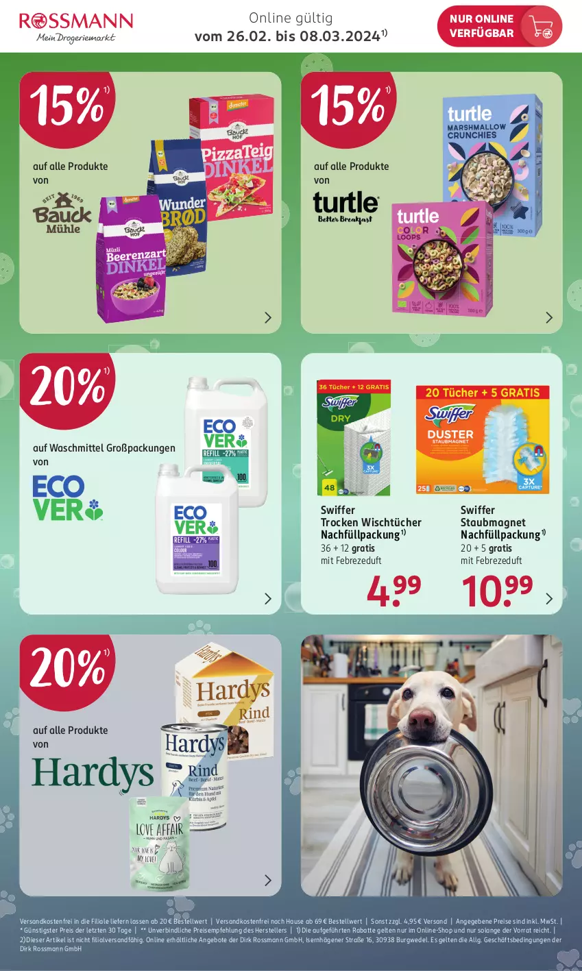 Aktueller Prospekt Rossmann - Prospekte - von 26.02 bis 08.03.2024 - strona 5 - produkty: angebot, angebote, eis, elle, febreze, LG, ndk, reis, staubmagnet, swiffer, teller, Ti, tücher, versandkostenfrei, waschmittel, wedel, ZTE