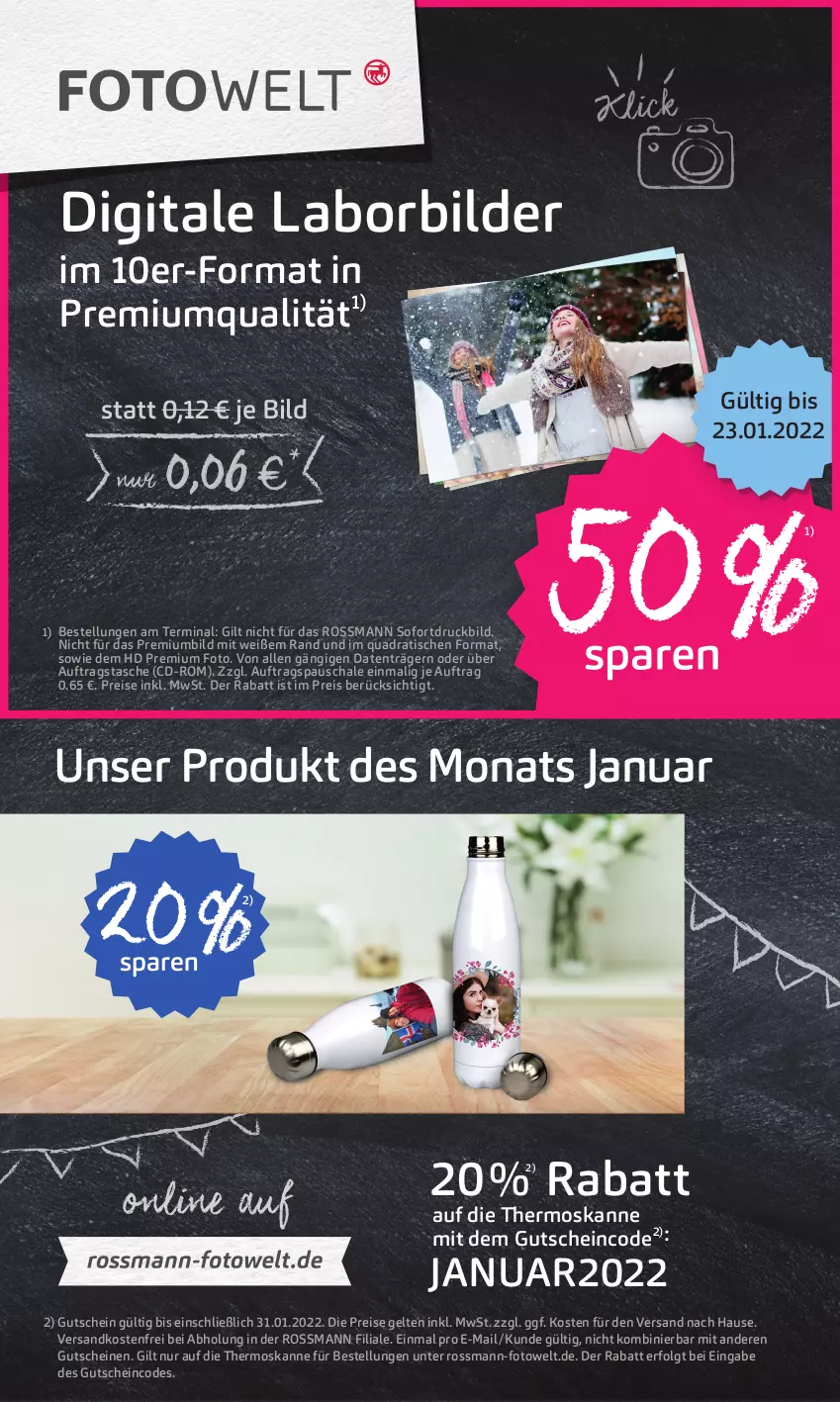 Aktueller Prospekt Rossmann - Prospekte - von 17.01 bis 21.01.2022 - strona 13 - produkty: eis, gutschein, gutscheine, LG, ndk, quad, reis, Schal, Schale, Tasche, Ti, tisch, versandkostenfrei