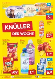 Gazetka promocyjna Netto Marken-Discount - Filial-Angebote - Gazetka - ważna od 25.06 do 25.06.2022 - strona 2 - produkty: batterie, batterien, chips, cremissimo, crunchips, eis, fleisch, langnese, langnese cremissimo, lenor, lenor weichspüler, lorenz, lorenz crunchips, ndk, Nektar, nektarinen, reis, Schal, Schale, schinken, schinkenwurst, sim, Ti, versandkostenfrei, weichspüler, wurst